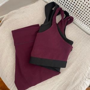 Leggings and sports bra set